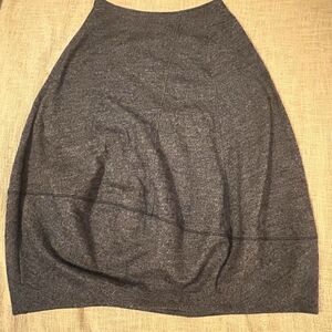 Oska High Gray Wool Midi Bubble Skirt Size 0